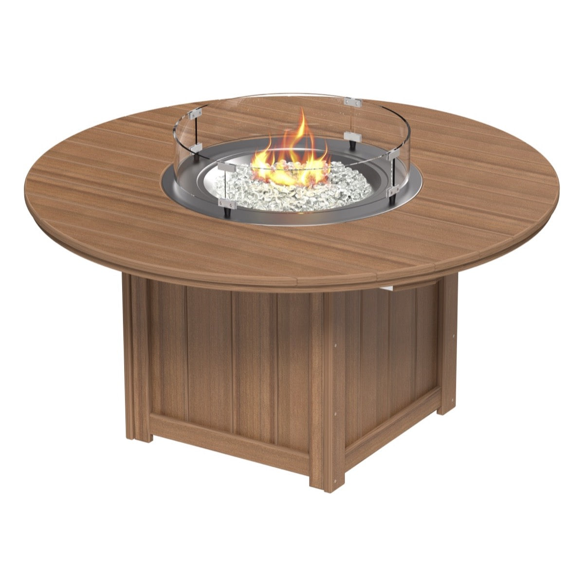 LuxCraft Poly Lumin Fire Table 60″ Round