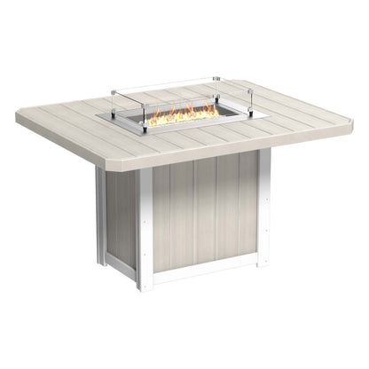 LuxCraft Poly Lumin Fire Table 62″ Rectangular