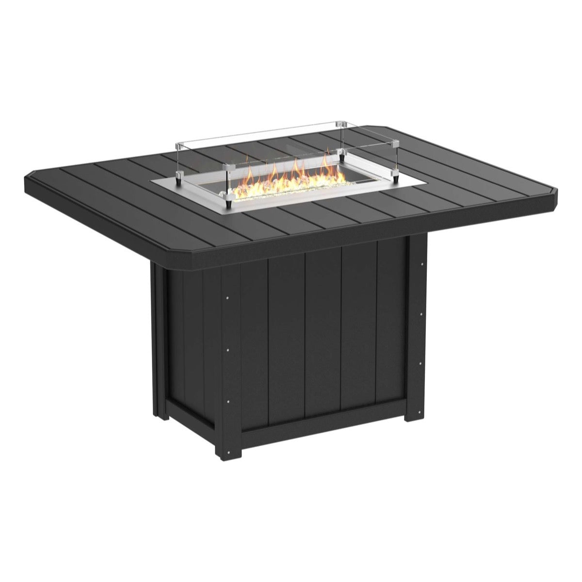 LuxCraft Poly Lumin Fire Table 62″ Rectangular