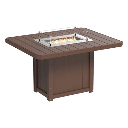 LuxCraft Poly Lumin Fire Table 62″ Rectangular