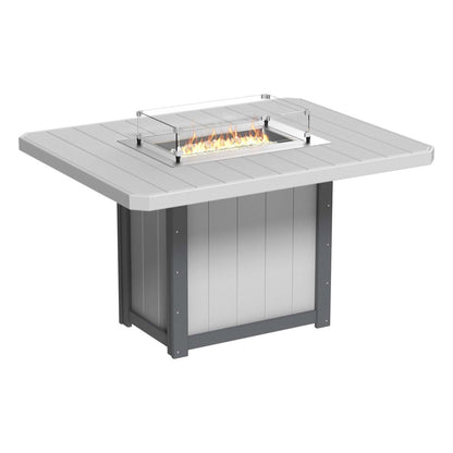 LuxCraft Poly Lumin Fire Table 62″ Rectangular