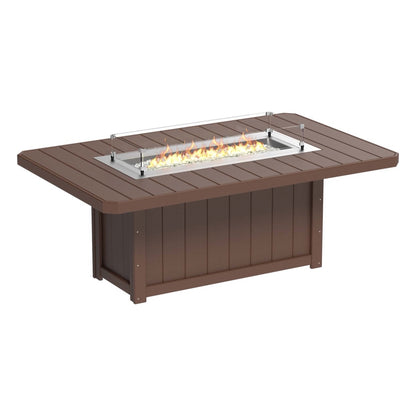 LuxCraft Poly Lumin Fire Table 79″ Rectangular