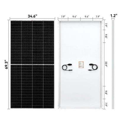 Rich Solar MEGA 335 Watt Solar Panel | Premium Grid-tie or Off-grid Solar Panel for Residential, Commercial, Agriculture