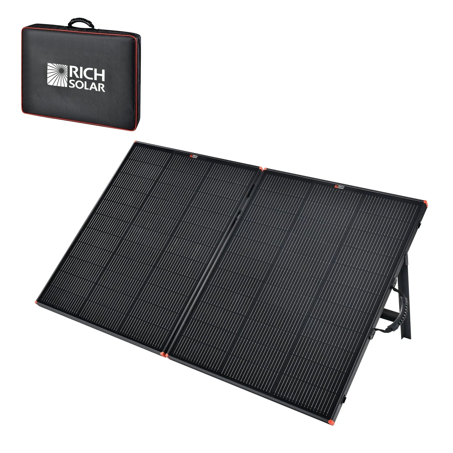Rich Solar MEGA 200 Watt Portable Solar Panel | Powerful 12V Portable Solar Panel for Generators, Power Stations, Campers