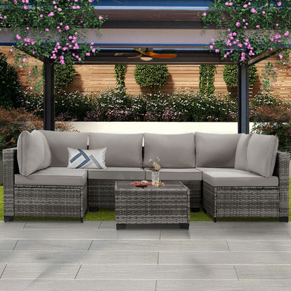 Ainfox  7PCS Patio Sofa Set For Indoor And Outdoor