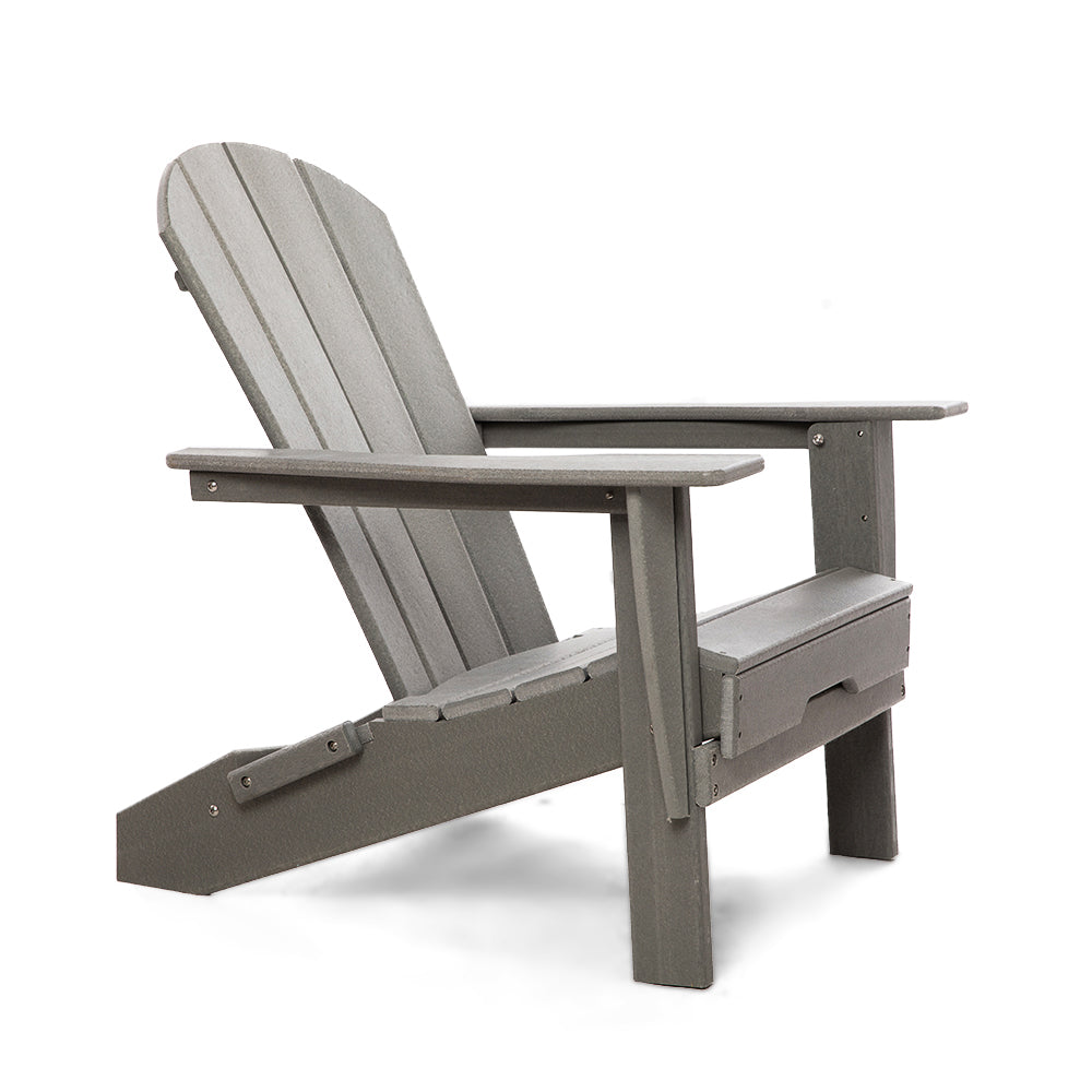 PolyTEAK Heritage Folding Adirondack Chair by ResinTEAK