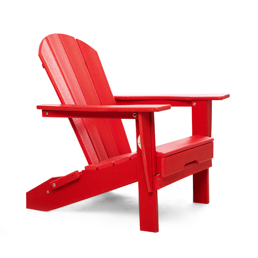 PolyTEAK Heritage Folding Adirondack Chair by ResinTEAK
