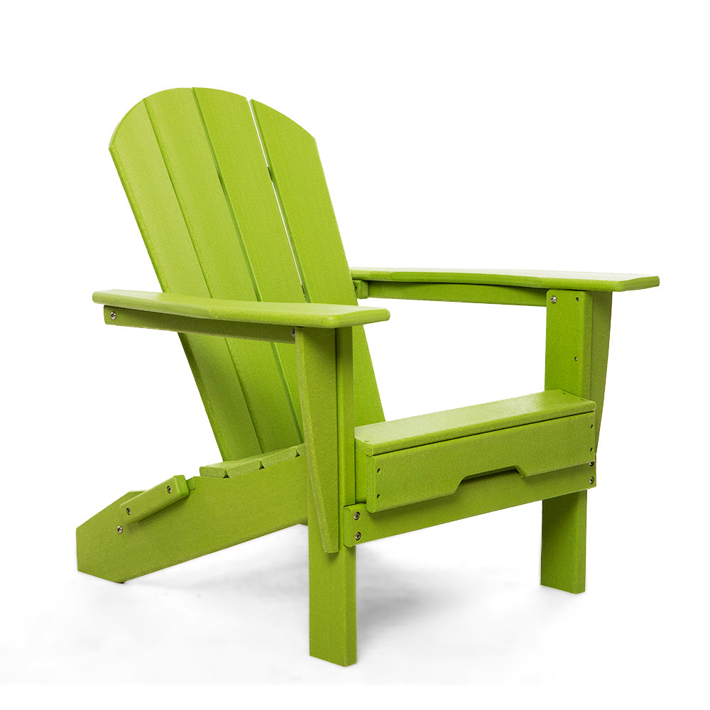 PolyTEAK Heritage Folding Adirondack Chair by ResinTEAK