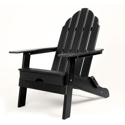 PolyTEAK New Tradition Folding Adirondack Chair by ResinTeak