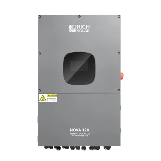 Rich Solar NOVA 12K 12000 Watt 48V Split Phase Hybrid Inverter UL Certified