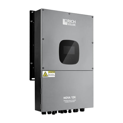 Rich Solar NOVA 12K 12000 Watt 48V Split Phase Hybrid Inverter UL Certified
