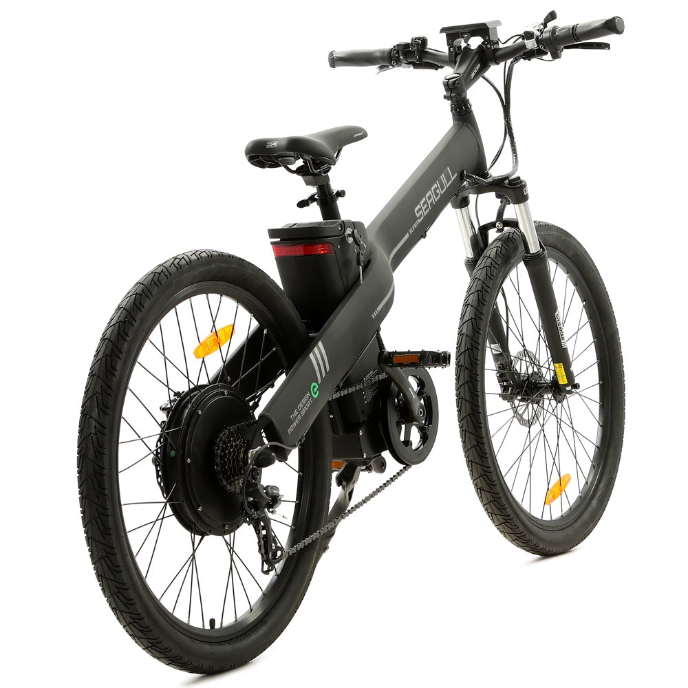 Ecotric Seagull 48V 1000W Class 2 Electric Mountain Bicycle - Matt Black