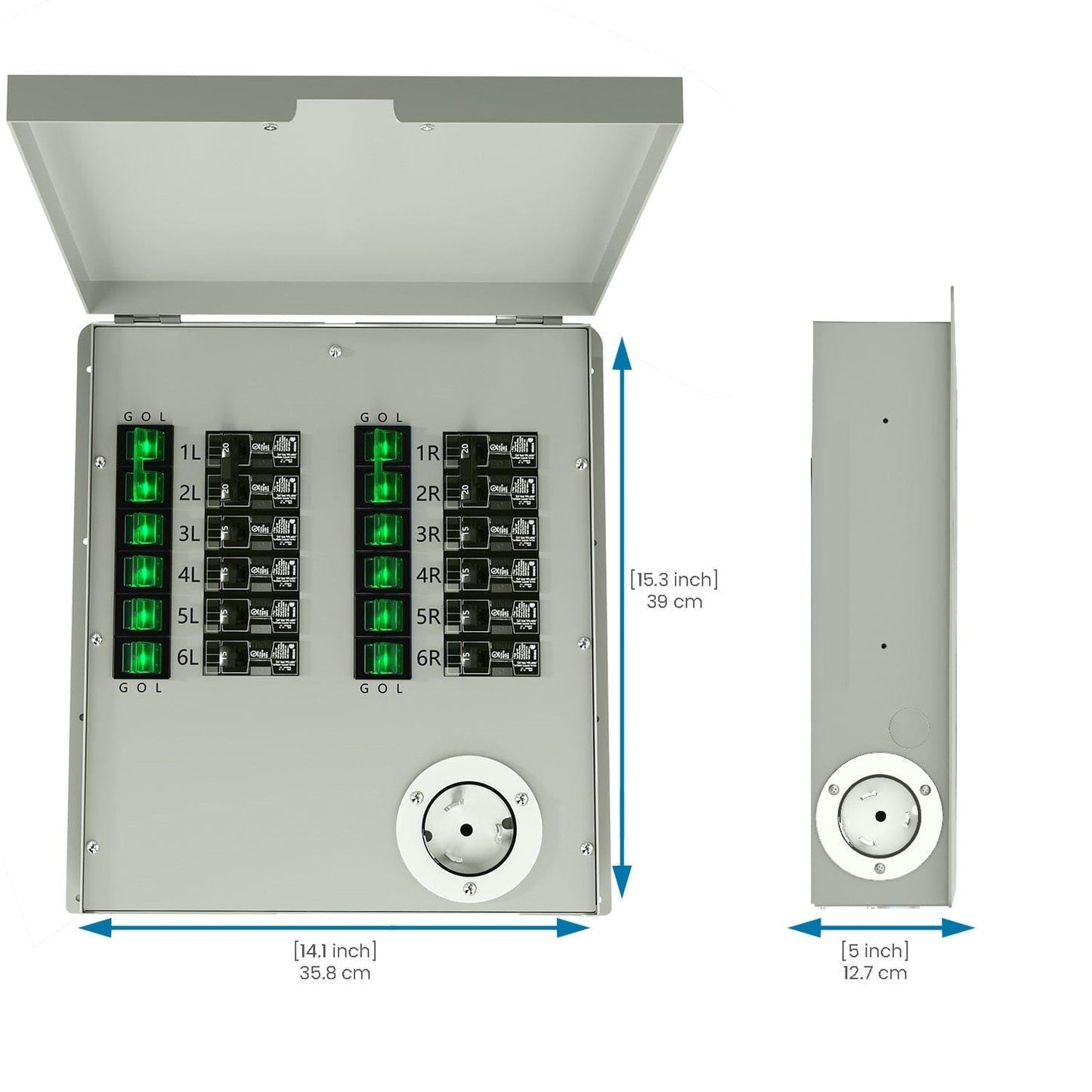 Nature's Generator 12-Circuit 120/240V 50A Non-Automatic Power Transfer Switch