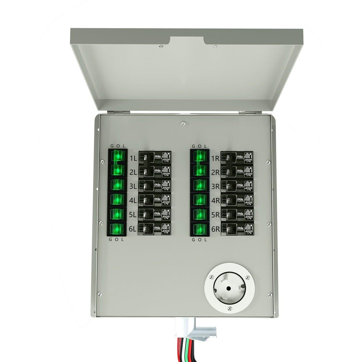 Nature's Generator 12-Circuit 120/240V 50A Non-Automatic Power Transfer Switch