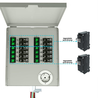 Nature's Generator 12-Circuit 120/240V 50A Non-Automatic Power Transfer Switch