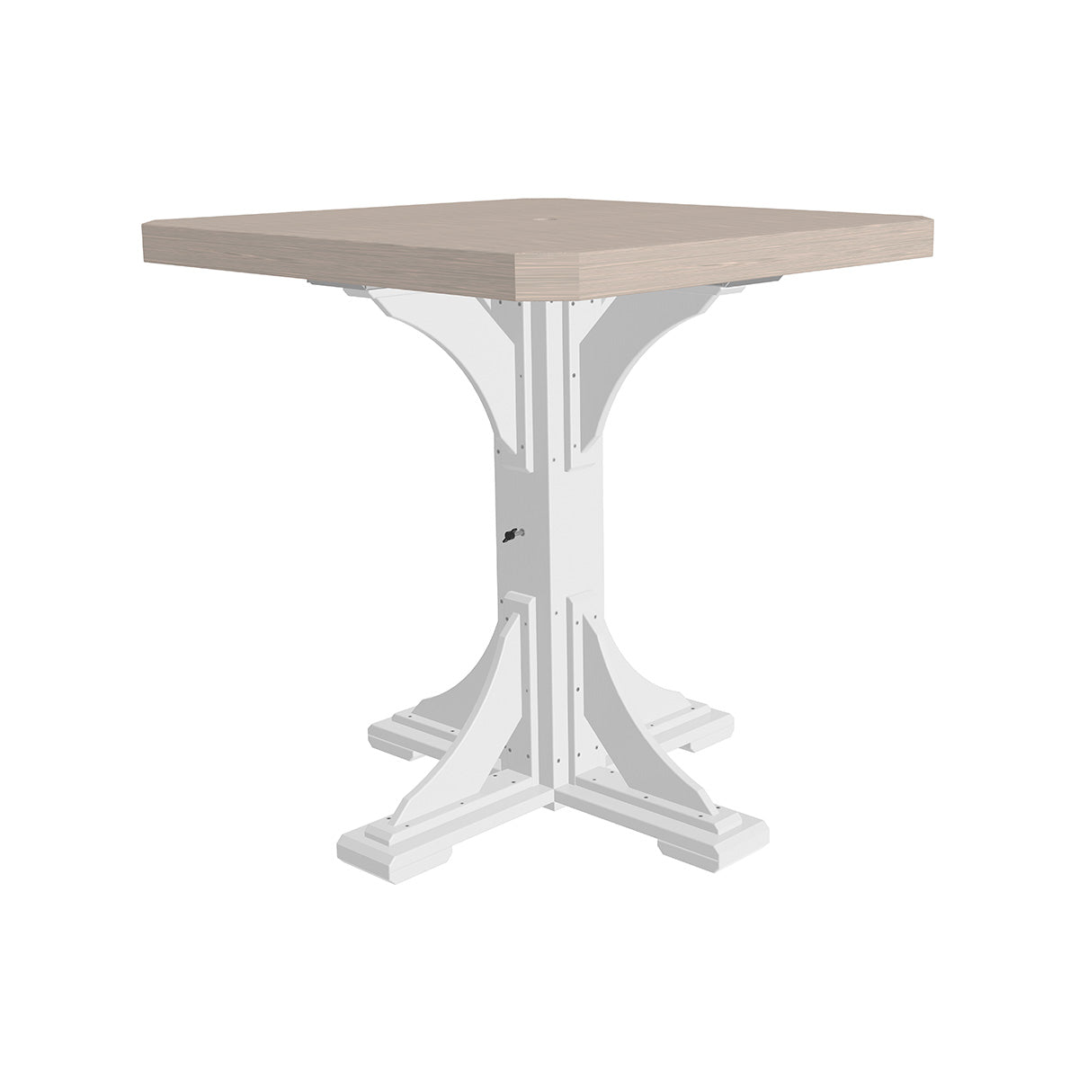 LuxCraft Poly 41" Square Table