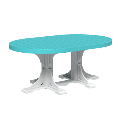 LuxCraft Poly 4' x 6' Round Table