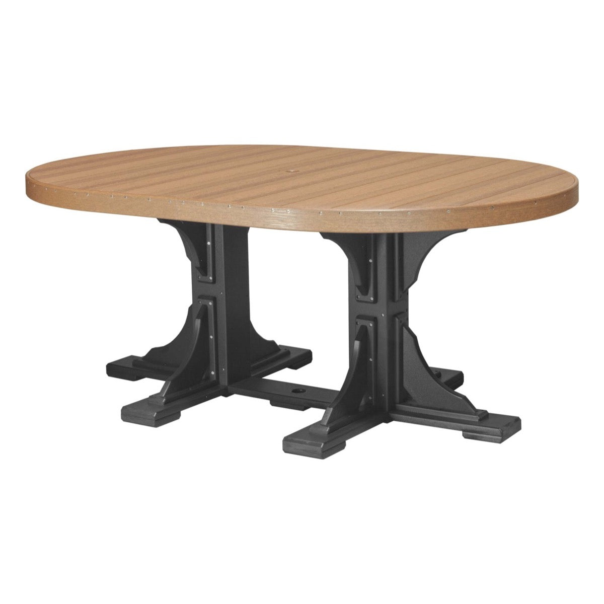 LuxCraft Poly 4' x 6' Round Table