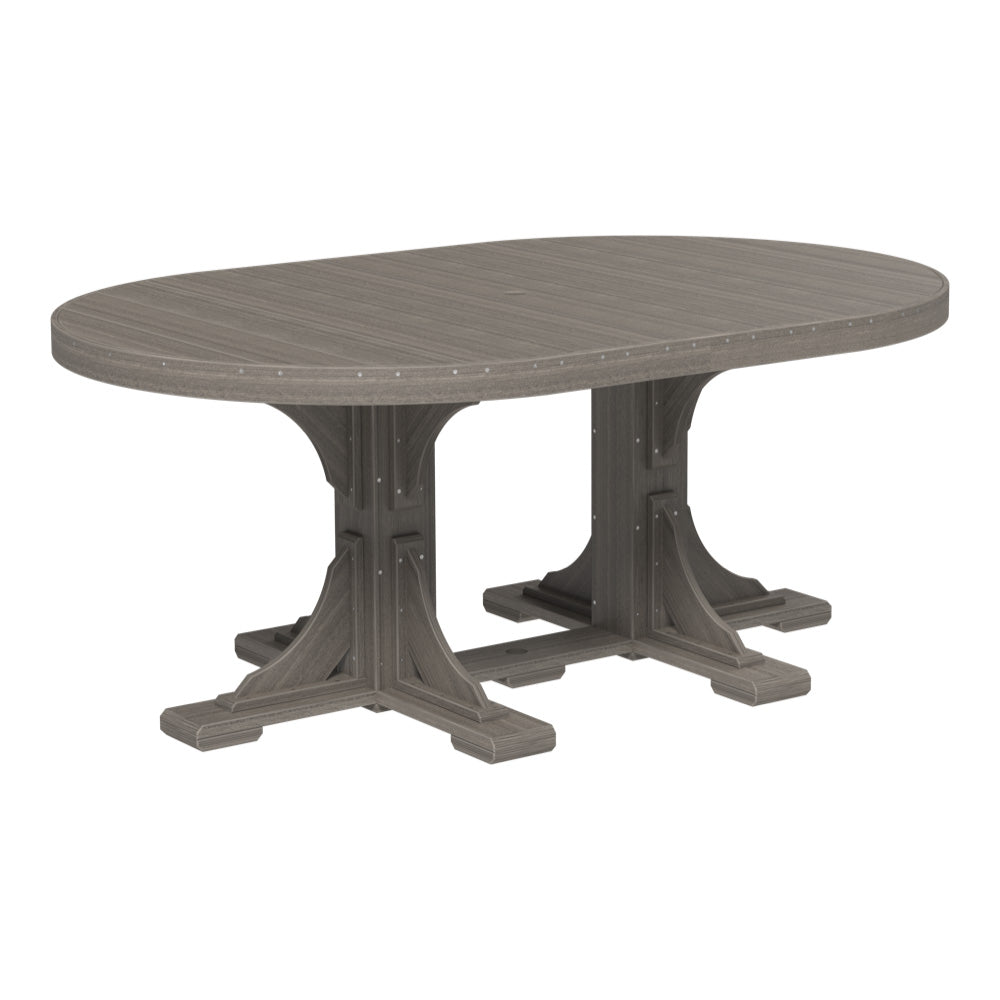 LuxCraft Poly 4' x 6' Round Table