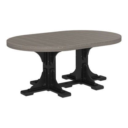 LuxCraft Poly 4' x 6' Round Table