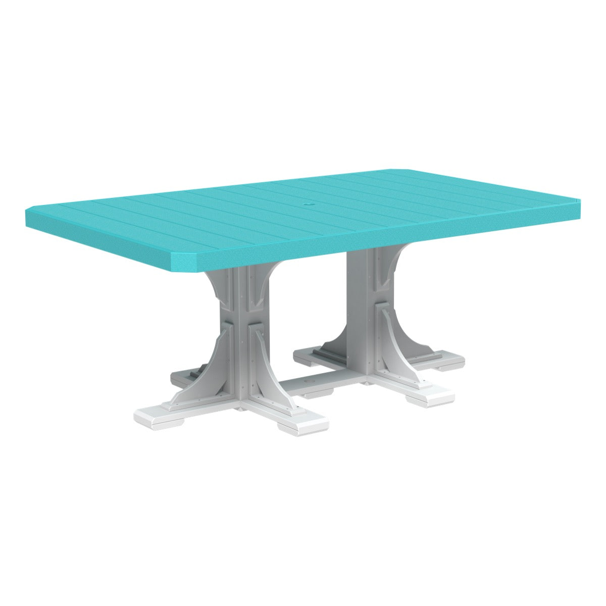 LuxCraft Poly 4' x 6' Rectangle Table