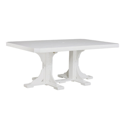 LuxCraft Poly 4' x 6' Rectangle Table