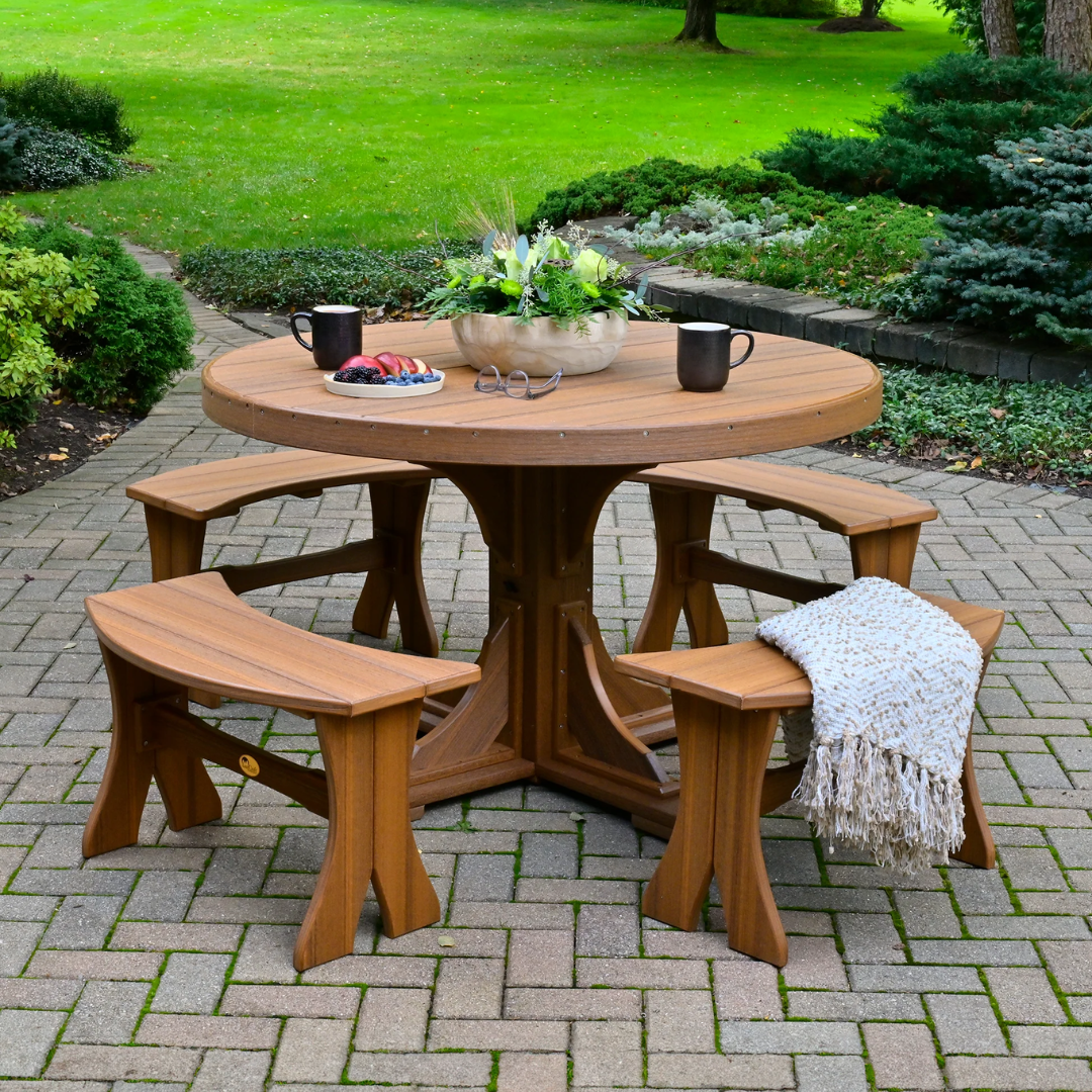 LuxCraft Poly 4' Round Table