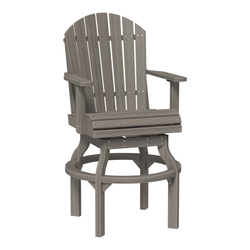 LuxCraft Poly Adirondack Swivel Chair