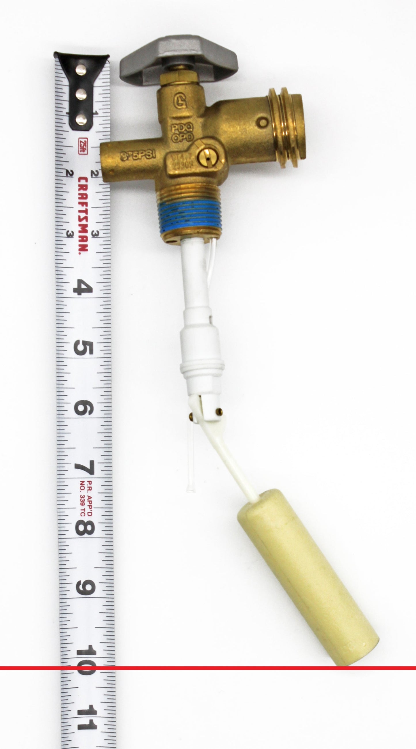 Flame King 30lb OPD Valve For Hog or Horizontal Propane Cylinder