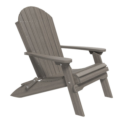 LuxCraft Poly Folding Adirondack Chair