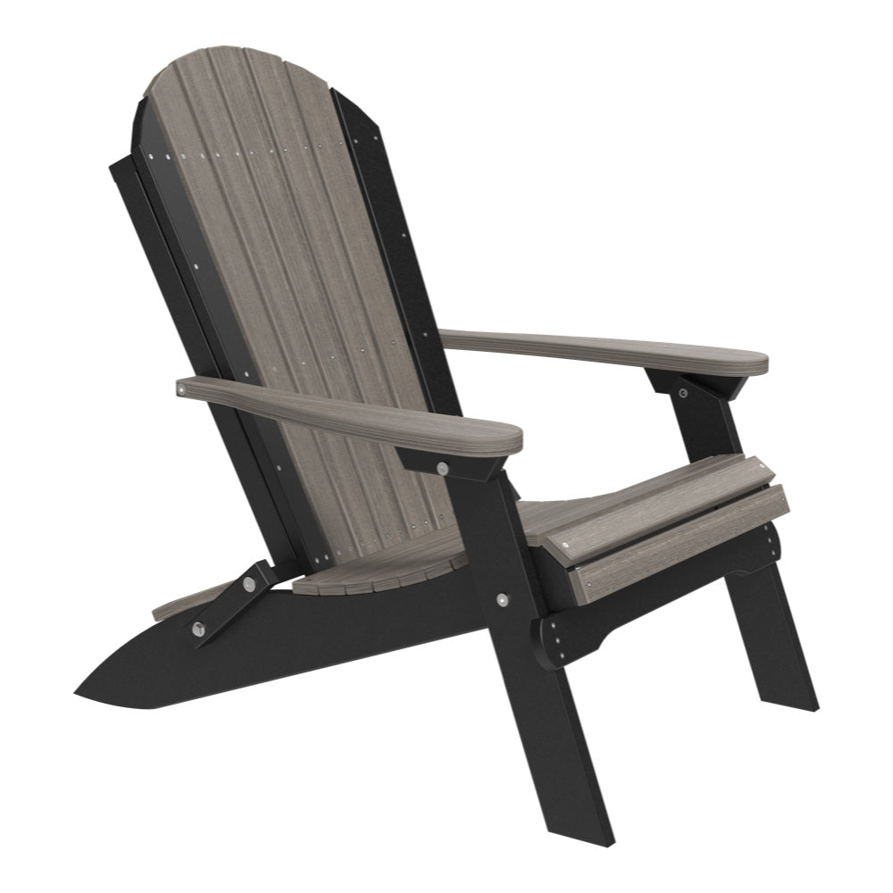 LuxCraft Poly Folding Adirondack Chair