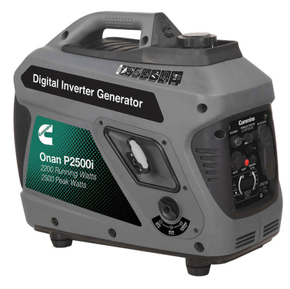 cummins onan p2500i digital inverter generator 2200 running watts 2500 peak watts