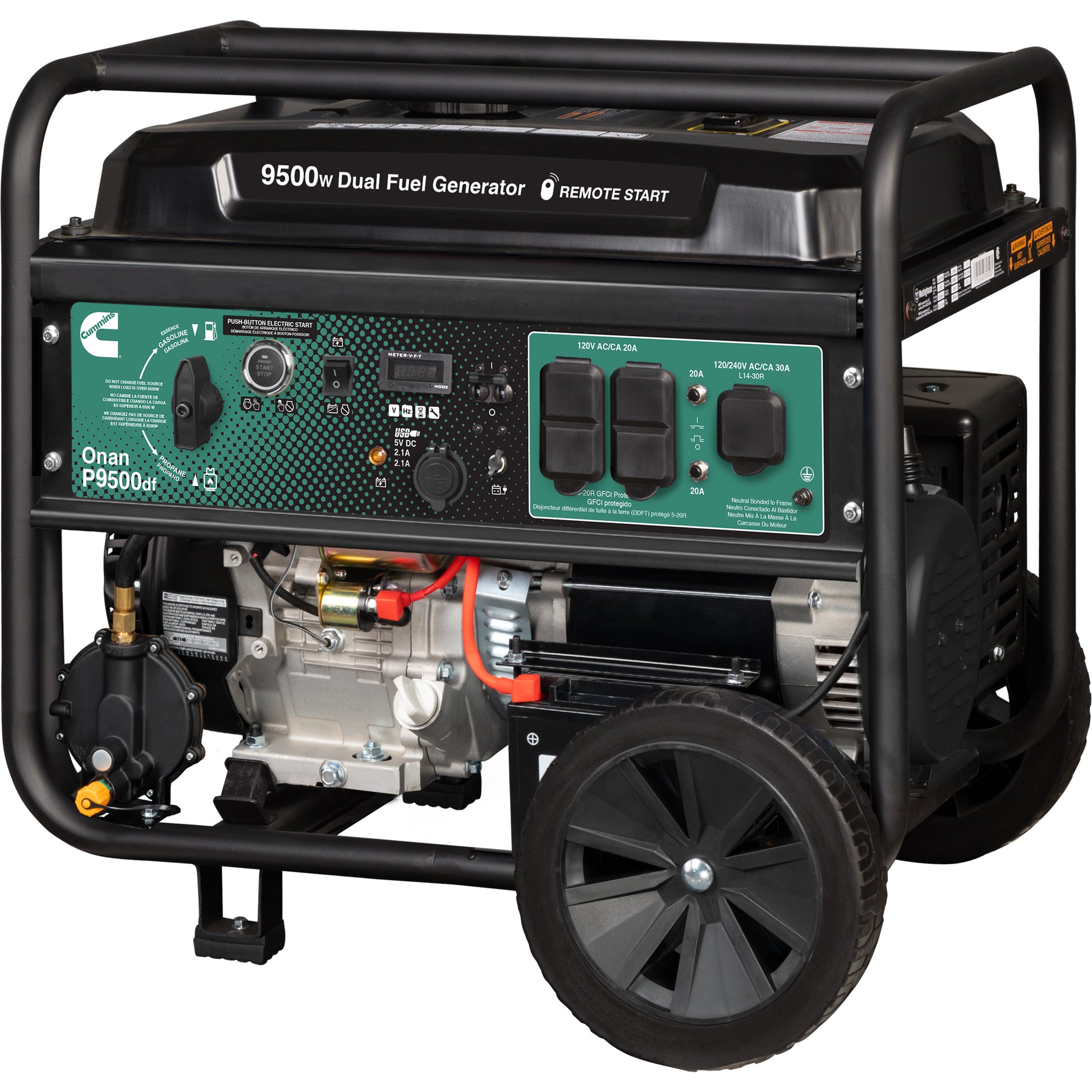 Cummins Onan P9500df Dual-Fuel Generator - EPA+CARB