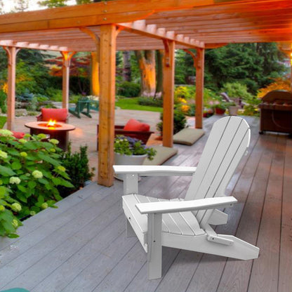 PolyTEAK Heritage Folding Adirondack Chair by ResinTEAK
