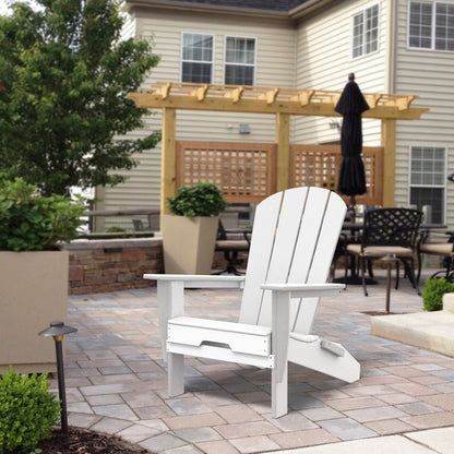 PolyTEAK Heritage Folding Adirondack Chair by ResinTEAK