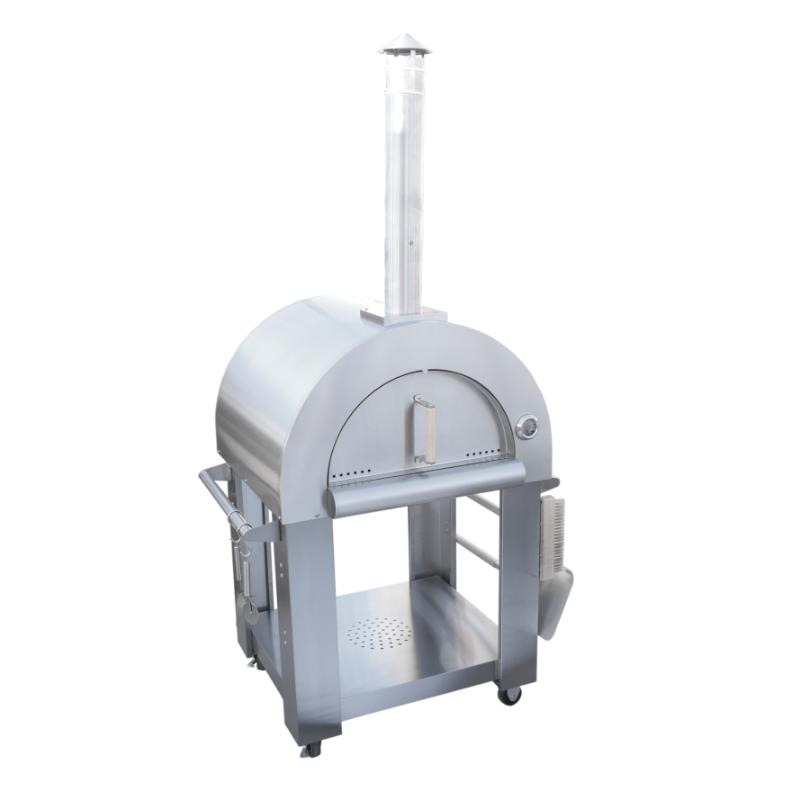 Kokomo 32” Wood Fired Stainless Steel Pizza Oven