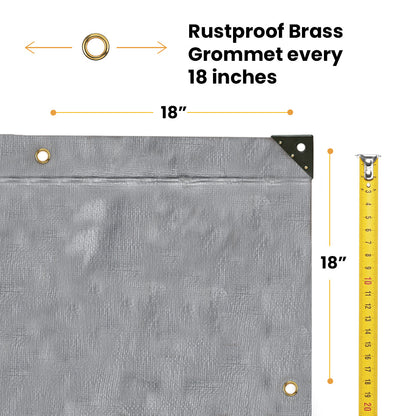 White Duck Outdoors Heavy Duty Poly Tarp 10 mil, 6 oz.