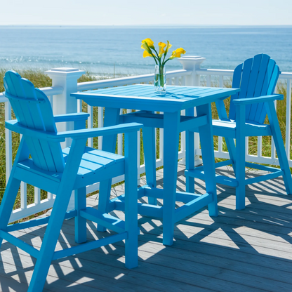 Seaside Casual Poly Adirondack Classic Balcony Chair