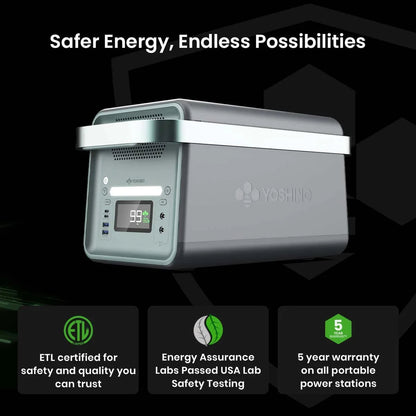 Yoshino B2000 Power Station with 3*SP200 Solar Panel
