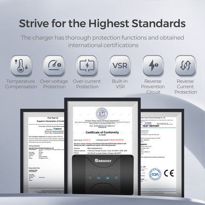 Renogy DCC50S 12V 50A DC-DC On-Board Battery Charger with MPPT with Renogy ONE Core