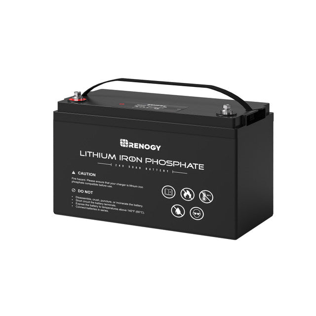 Renogy 24V 50Ah Lithium Iron Phosphate Battery