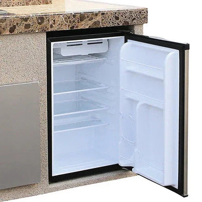 Cal Flame Laguna Q Platinum Series 3-Piece BBQ Island - GPV-3100