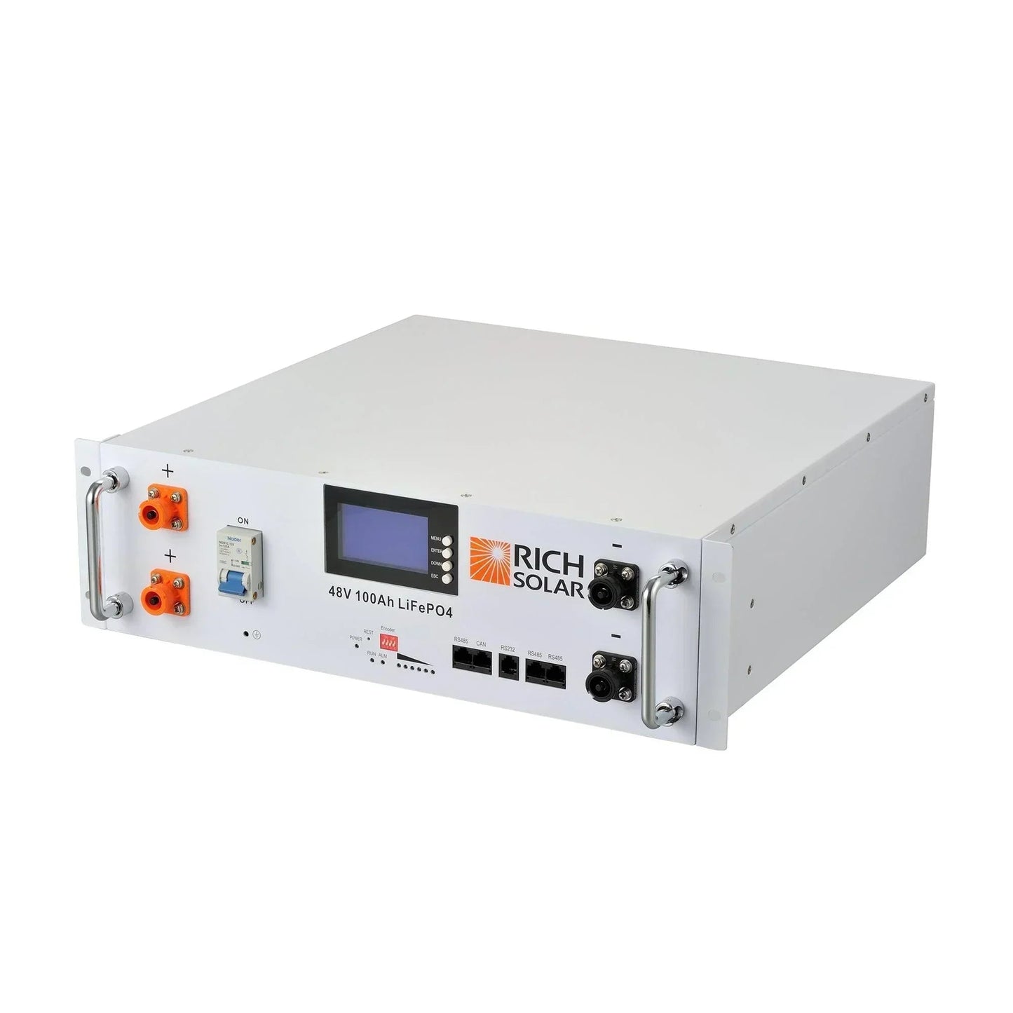 Rich Solar ALPHA 5 | 48V 100Ah LiFePO4 Battery Server Rack Lithium for Residential, Commercial, Off-Grid