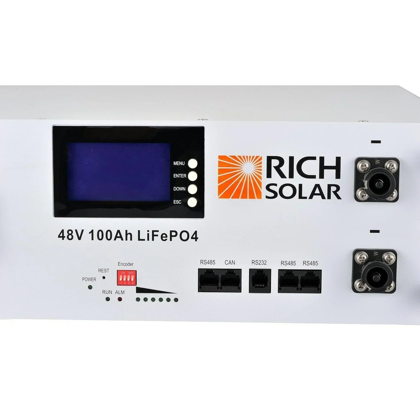 Rich Solar ALPHA 5 | 48V 100Ah LiFePO4 Battery Server Rack Lithium for Residential, Commercial, Off-Grid