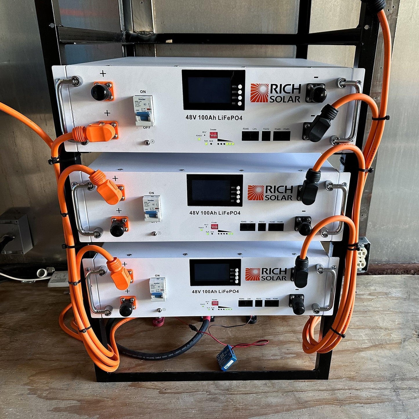 Rich Solar ALPHA 5 | 48V 100Ah LiFePO4 Battery Server Rack Lithium for Residential, Commercial, Off-Grid