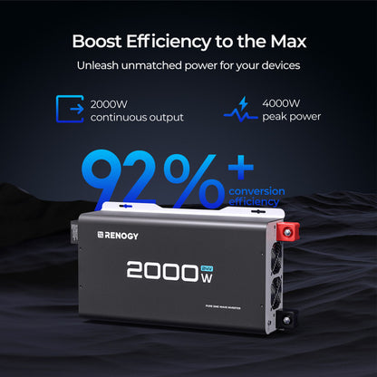 Renogy 2000W 24V Pure Sine Wave Inverter