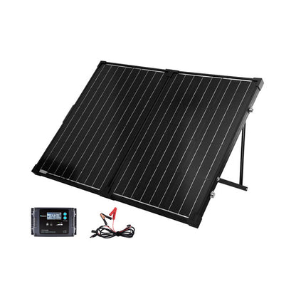 Renogy 100 Watt 12 Volt Monocrystalline Foldable Solar Panel Suitcase with Voyager