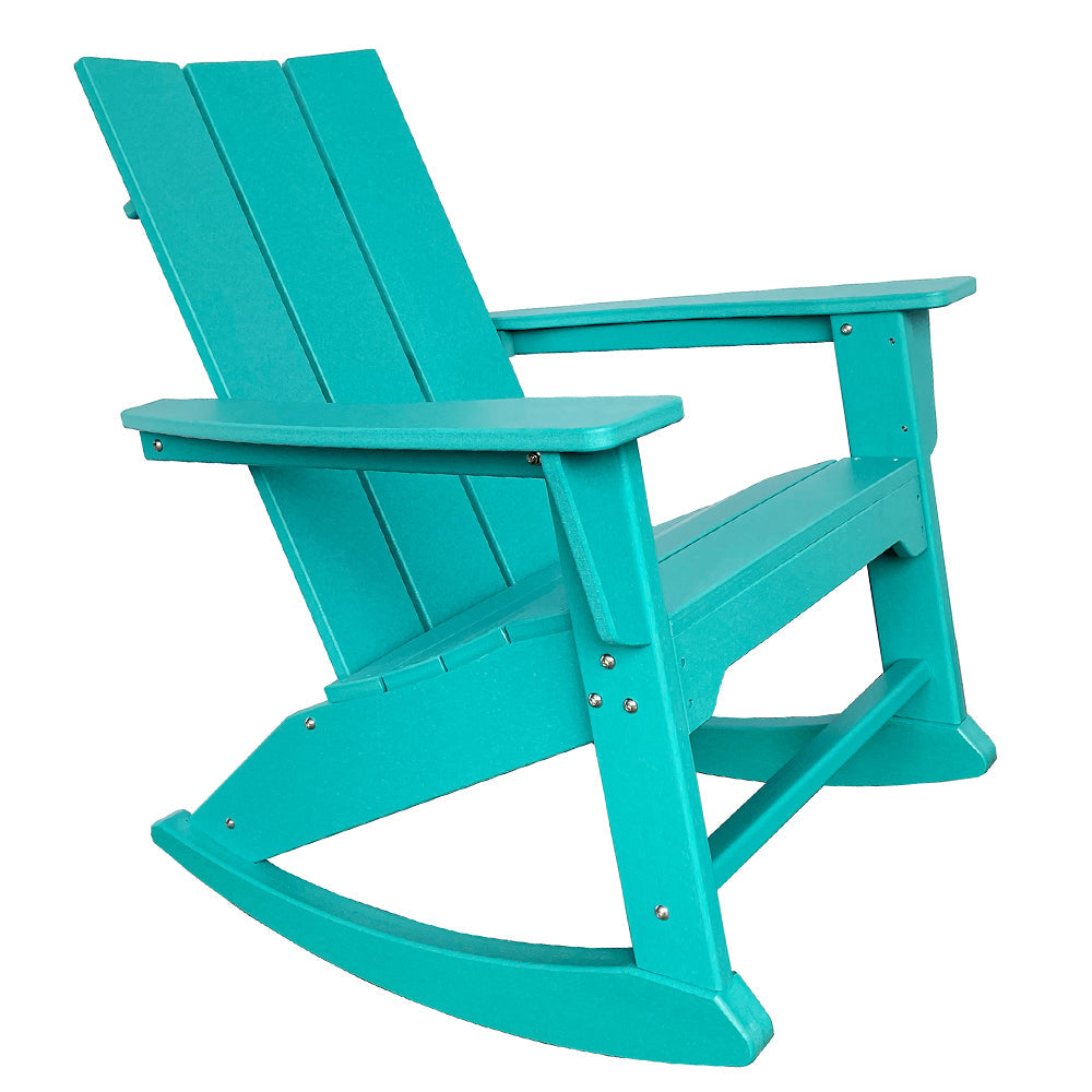 PolyTEAK RESINTEAK Modern Adirondack Rocking Chair