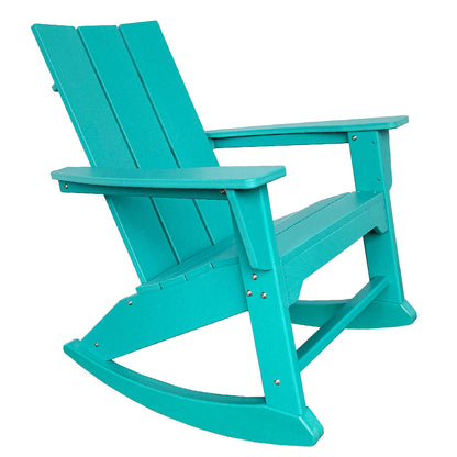PolyTEAK RESINTEAK Modern Adirondack Rocking Chair