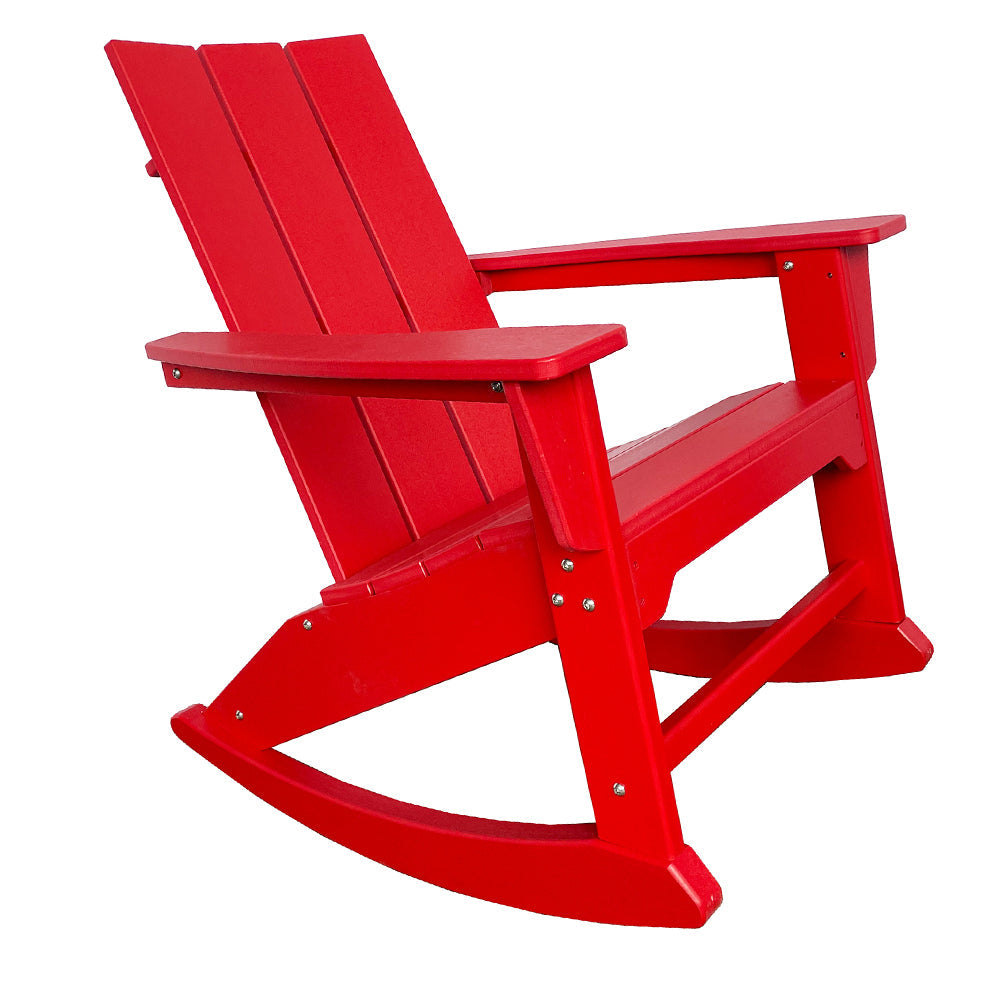 PolyTEAK RESINTEAK Modern Adirondack Rocking Chair